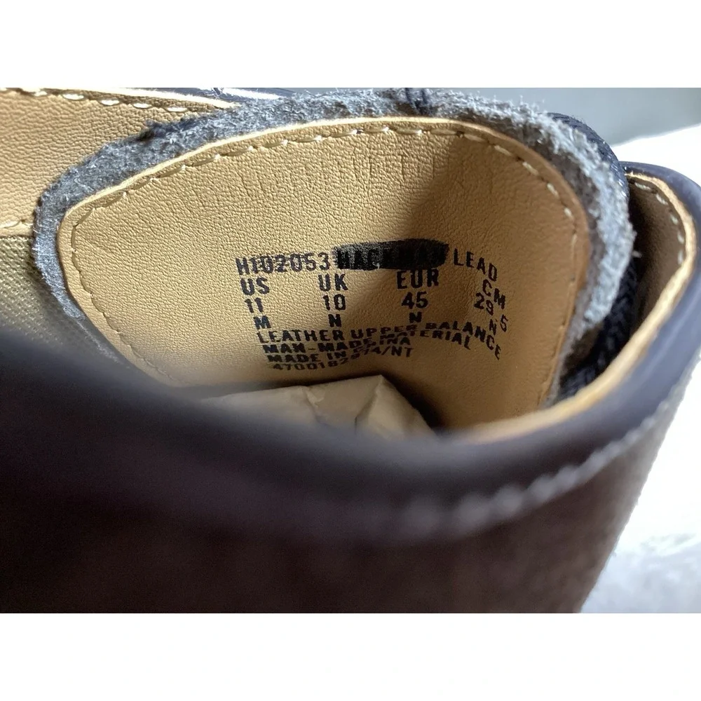 Vintage Hush Puppies Mens Grey Suede Oxfords 11 In Box Look New With Puppy Paper